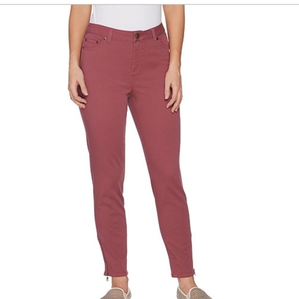 LOGO by Lori Goldstein Pink Jeans
